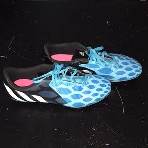 Blue adidas cleats || 9m